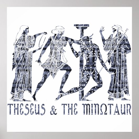 Theseus & The Minotaur Poster (Vorne)