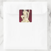 Theseus und der Minotaur, 1782 Quadratischer Aufkleber (Tasche)