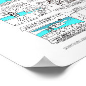 Theseus und Minotaur - Graumythcomix-Streifen Poster (Ecke)