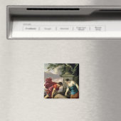 Theseus und seine Mutter Aethra, c.1635-36 Magnet (In Situ (Geschirrspüler))