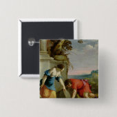 Theseus, welches die Klinge seines Vaters, 1634 Button (Vorne & Hinten)