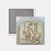 Theseus Wrestling mit dem Minotaur Magnet (Vorderseite/Rückseite)