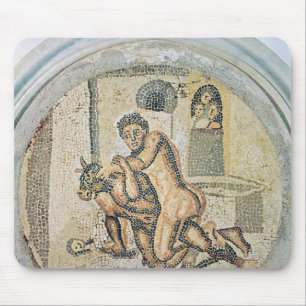 Theseus Wrestling mit dem Minotaur Mousepad
