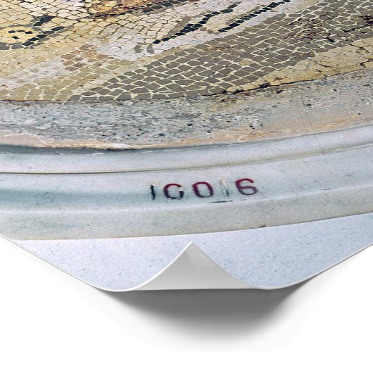 Theseus Wrestling mit dem Minotaur Poster (Ecke)