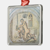 Theseus Wrestling mit dem Minotaur Silbernes Ornament (Links)