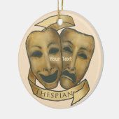 Thespian Actor  Keramik Ornament (Links)