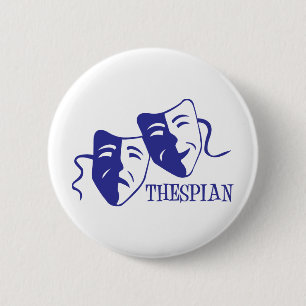 Thespianblau Button