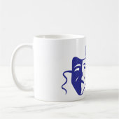 Thespianblau Kaffeetasse (Links)
