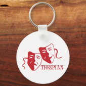 Thespianrot Schlüsselanhänger (Vorderseite)