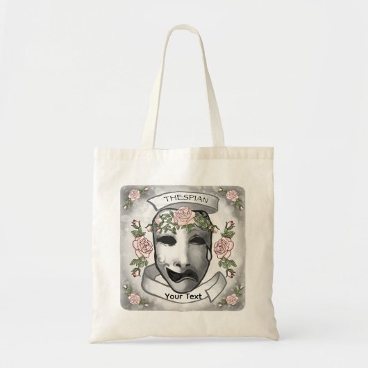 Thespische Schauspielermasken Tragetasche (Vorne)