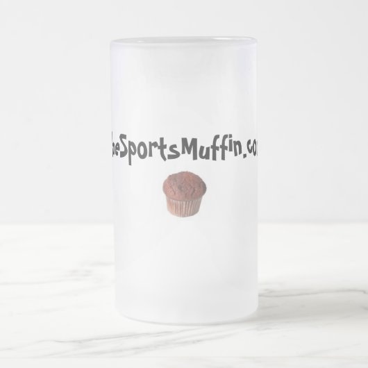 TheSports Muffin-Bier-Tasse Mattglas Bierglas (Mittel)