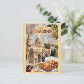 Thessaloniki Griechenland Malerische Reisen Vintag Postkarte (Stehend Vorderseite)