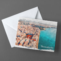 Thessaloniki Griechenland Panorama-Aussicht