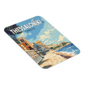 Thessaloniki Griechenland Reisen Kunst Vintag Magnet (Rechte Seite)