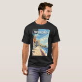 Thessaloniki Griechenland Reisen Kunst Vintag T-Shirt (Vorne ganz)