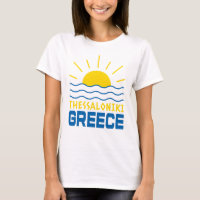 Thessaloniki Griechenland Sonnenschein und Meeresw