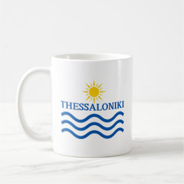 THESSALONIKI Griechenland, Sun Waves Kaffeetasse