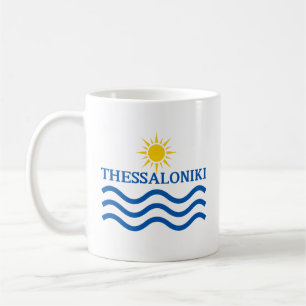 THESSALONIKI Griechenland, Sun Waves Kaffeetasse