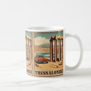 Thessaloniki Stadt, Griechenland Berufung Souvenir Kaffeetasse