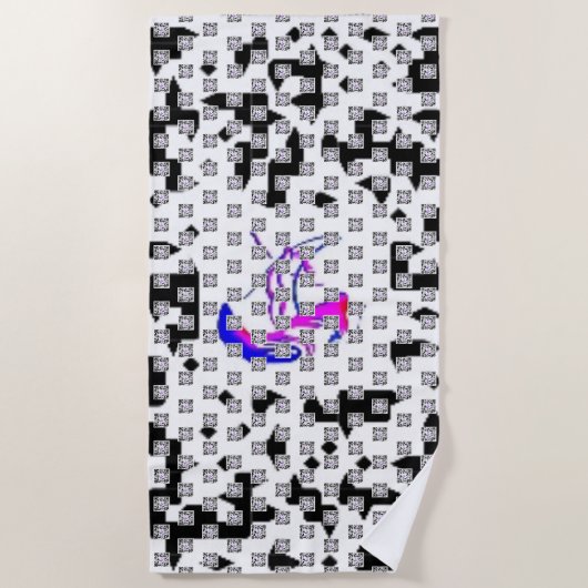 #thesurfingmermaid #SWAG@MAGHIE.ORG Strandtuch (Vorderseite)