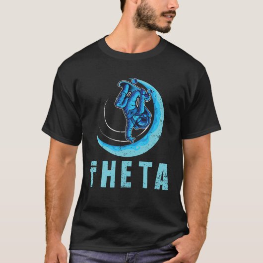 THETA Crypto Token Dezentralisierter Anwendungsblo T-Shirt (Vorderseite)