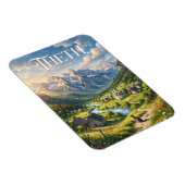 Theth Albanien Magnet (Rechte Seite)