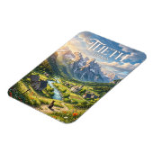 Theth Albanien Magnet (Linke Seite)