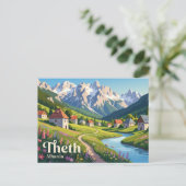 Theth Albanien Postkarte (Stehend Vorderseite)