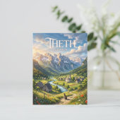 Theth Albanien Postkarte (Stehend Vorderseite)