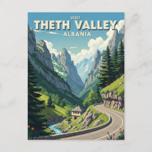 Theth Albanien Reise Postkarte