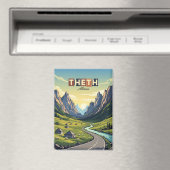 Theth Albanien Travel Magnet (In Situ (Geschirrspüler))