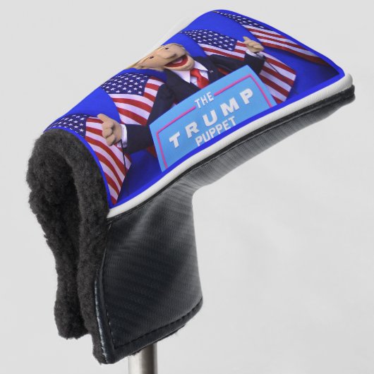 TheTrumpPuppet Putter-Abdeckung Golf Headcover (3/4 Vorderseite)