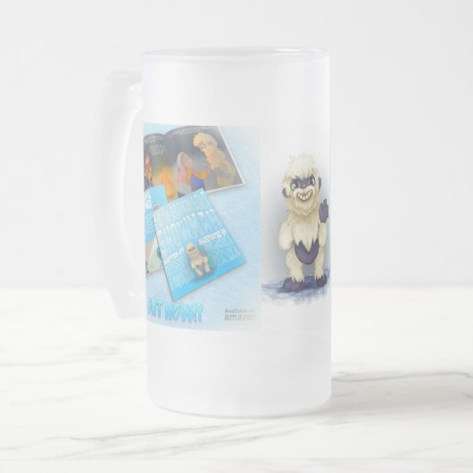 #TheUnAbominableSnowman 2 Mattglas Bierglas (Vorderseite Links)