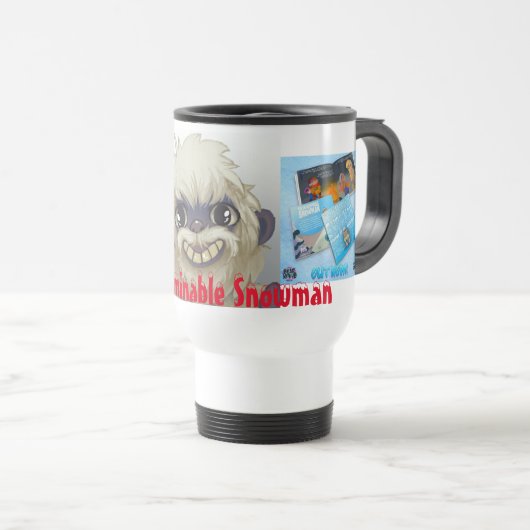 #TheUnAbominableSnowman Travel Mug Reisebecher (VorderseiteRechts)