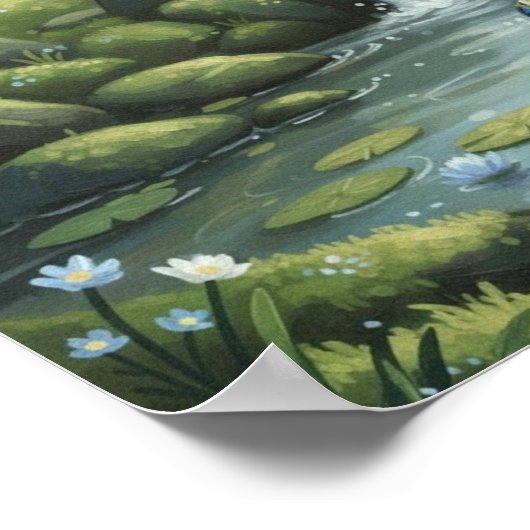 TheWaterFallWatcher Poster (Ecke)