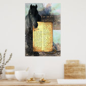 TheWishOfAHorse - Poster (Küche)