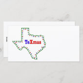 TheXmas Lights Feiertagskarte (Vorne/Hinten)