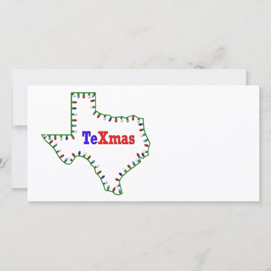 TheXmas Lights Feiertagskarte (Vorderseite)