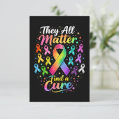 They All Matter Dankeskarte (Stehend Vorderseite)