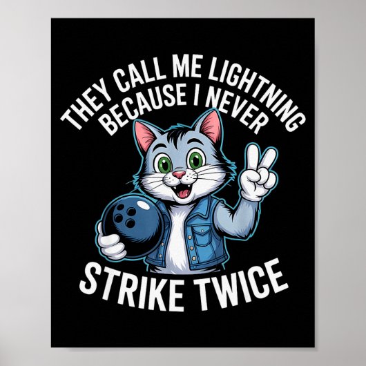They Call Me Lightning Because I Never Strike Twic Poster (Vorne)