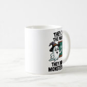 They Did Monster Math Teacher Halloween Costume Ma Kaffeetasse (VorderseiteRechts)