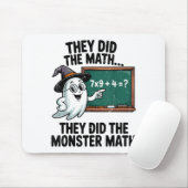 They Did Monster Math Teacher Halloween Costume Ma Mousepad (Mit Mouse)
