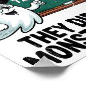 They Did Monster Math Teacher Halloween Costume Ma Poster (Ecke)
