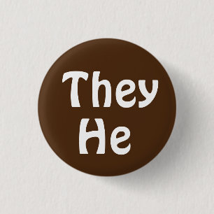 They He Pronomen Button