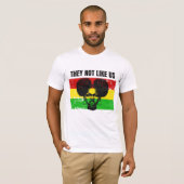 They Not Like Us Afro Woman black history T-Shirt (Vorne ganz)