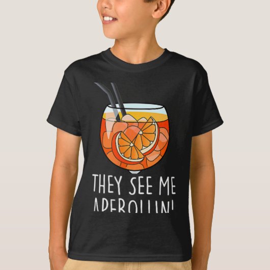 They See Me Aperollin' X New Holy Aperoli Club Edi T-Shirt (Vorderseite)