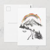 They/Them Wegbereiter – LGBTQ Stolz Camping Kunst, Postkarte (Vorne/Hinten)