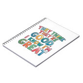 They think they're good I know I'm great Notizblock (Linke Seite)