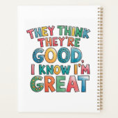 They think they're good I know I'm great Planer (Rückseite)