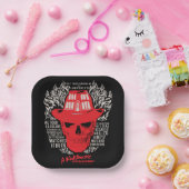 They Tried To Burn Me Pappteller (Party)